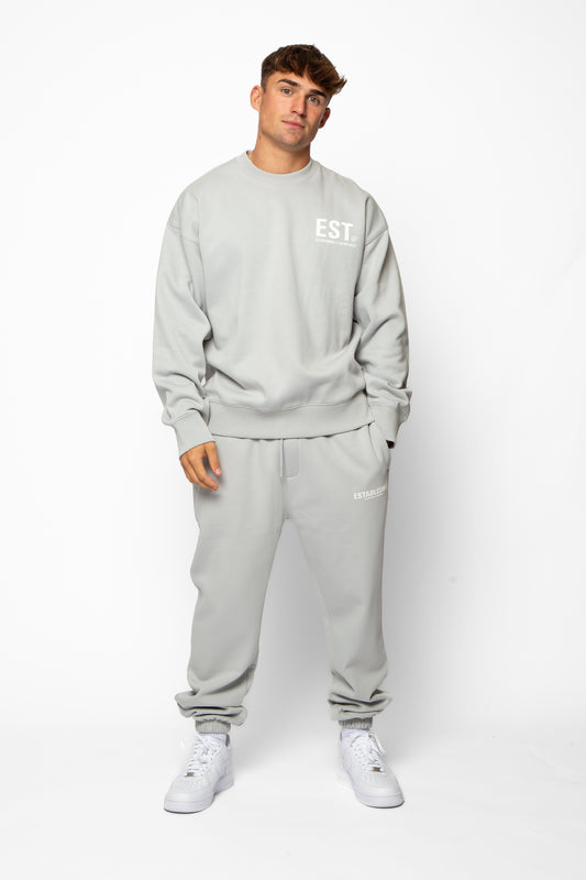 EST CORE CUFFED JOGGER - ICE GREY